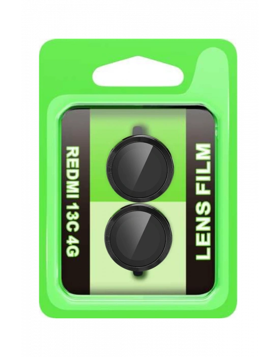 Newface Xiaomi Redmi 13C Raze Metal Kamera Lens - Siyah