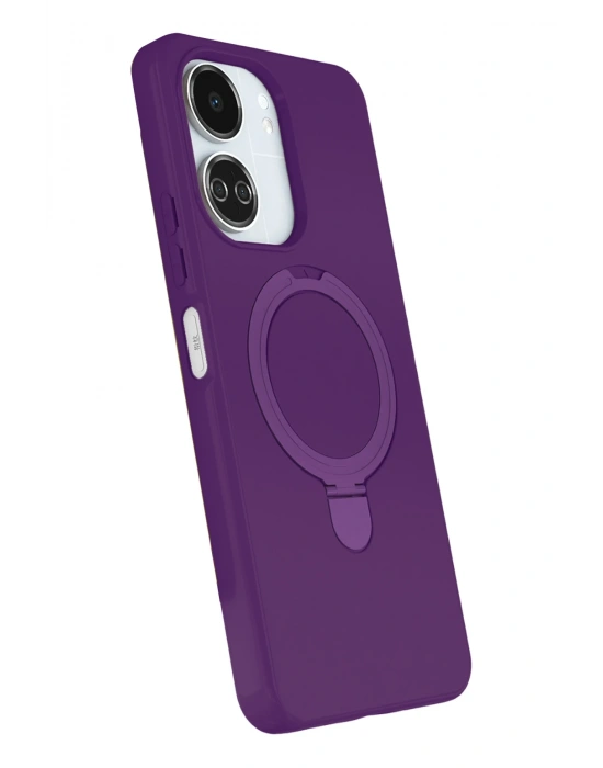 Newface Xiaomi Redmi 13C Regal Magsafe Standlı Kapak - Derin Mor