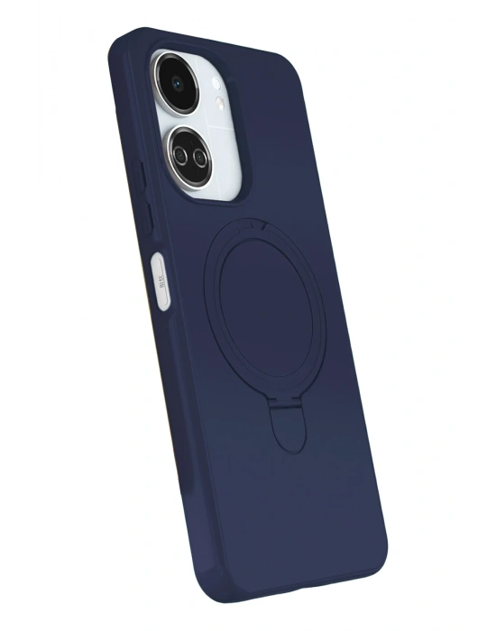 Newface Xiaomi Redmi 13C Regal Magsafe Standlı Kapak - Lacivert