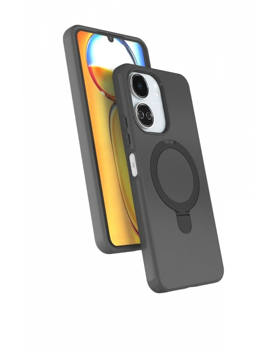 Newface Xiaomi Redmi 13C Regal Magsafe Standlı Kapak - Titan Gri