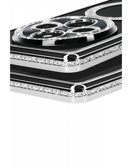 Newface Xiaomi Redmi 14C Joke Simli Magneticsafe Kılıf - Gümüş