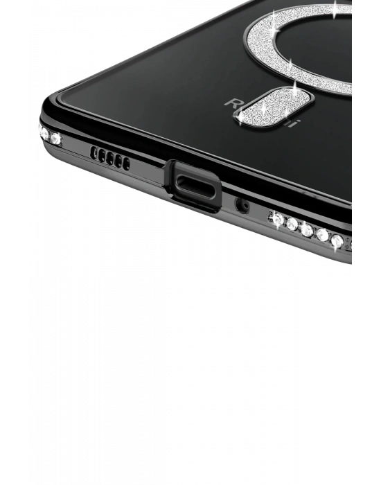 Newface Xiaomi Redmi 14C Joke Simli Magneticsafe Kılıf - Siyah