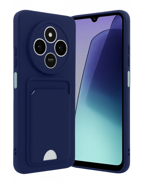 Newface Xiaomi Redmi 14C Kelvin Kartvizitli Silikon - Lacivert