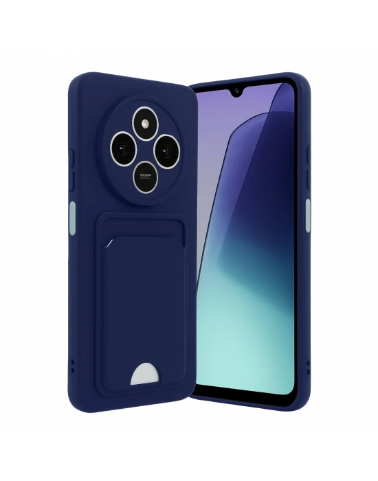 Newface Xiaomi Redmi 14C Kelvin Kartvizitli Silikon - Lacivert