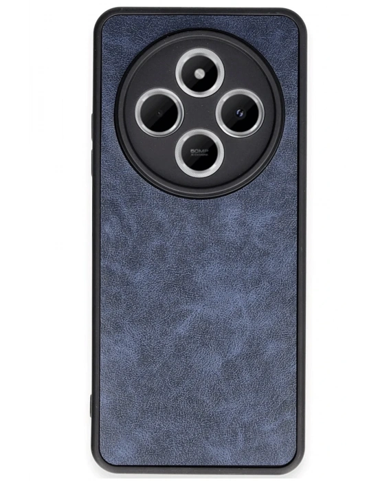 Newface Xiaomi Redmi 14C Kılıf Aras Deri Kapak - Lacivert