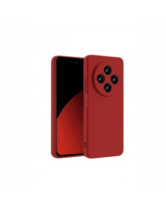 Newface Xiaomi Redmi 14C Kılıf First Silikon - Kırmızı