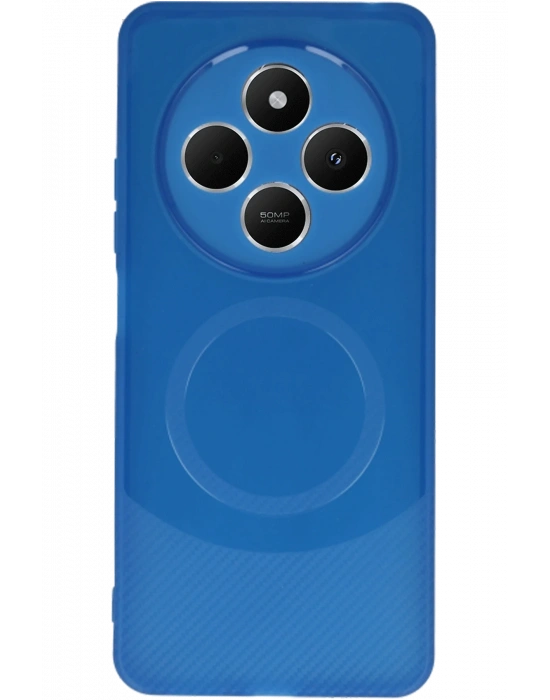 Newface Xiaomi Redmi 14C Kılıf Maya Karbon Kapak - Lacivert