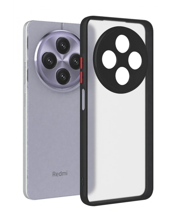 Newface Xiaomi Redmi 14C Kılıf Montreal Silikon Kapak - Siyah