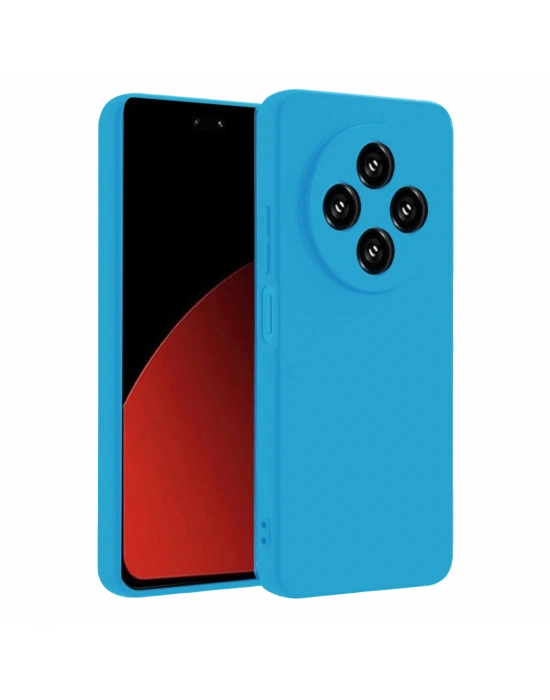 Newface Xiaomi Redmi 14C Kılıf Nano içi Kadife Silikon - Mavi