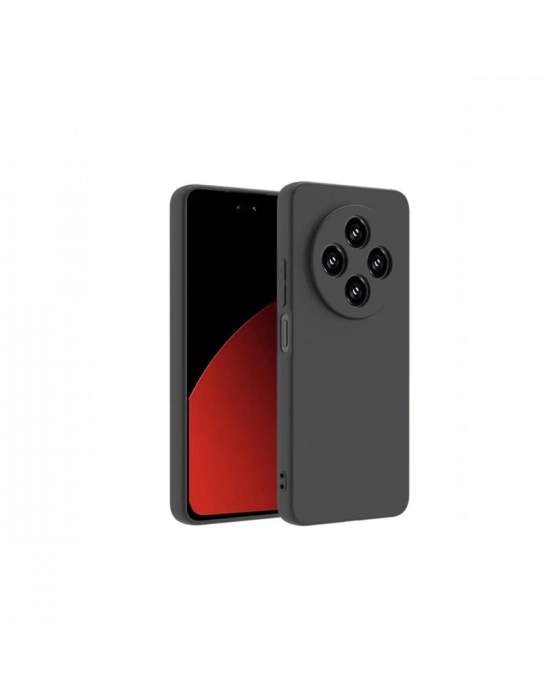 Newface Xiaomi Redmi 14C Kılıf Nano içi Kadife Silikon - Siyah