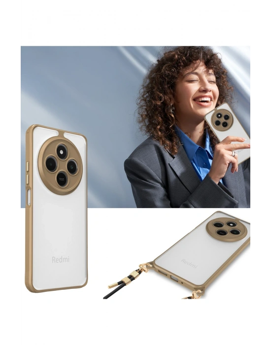 Newface Xiaomi Redmi 14C Kılıf Penta Silikon Kılıf - Şeffaf