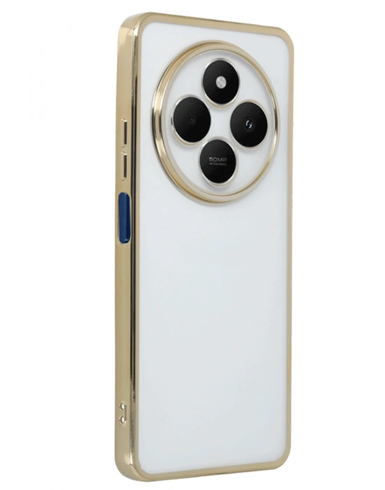 Newface Xiaomi Redmi 14C Kılıf Razer Lensli Silikon - Gold