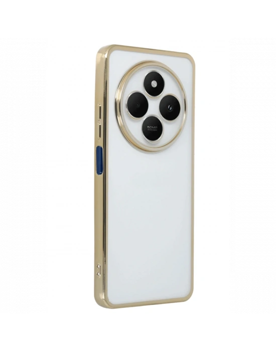 Newface Xiaomi Redmi 14C Kılıf Razer Lensli Silikon - Gold