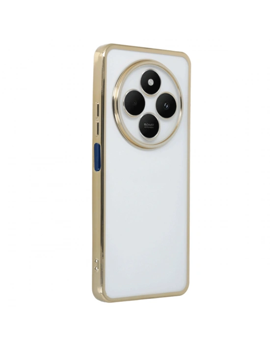 Newface Xiaomi Redmi 14C Kılıf Razer Lensli Silikon - Gold