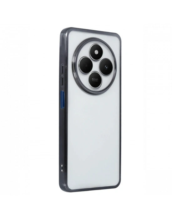 Newface Xiaomi Redmi 14C Kılıf Razer Lensli Silikon - Siyah