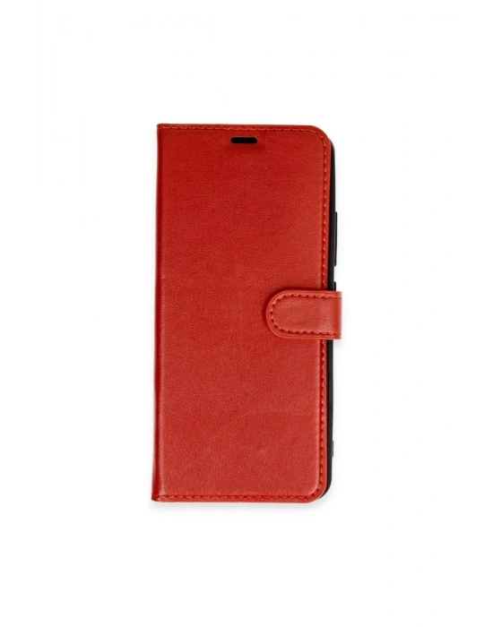 Newface Xiaomi Redmi 14C Kılıf Trend S Plus Kapaklı Kılıf - Kırmızı