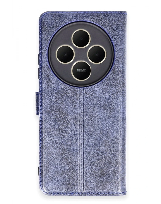 Newface Xiaomi Redmi 14C Kılıf Trend S Plus Kapaklı Kılıf - Lacivert