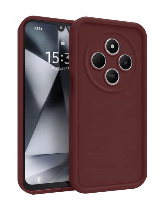 Newface Xiaomi Redmi 14C Kılıf Viera Silikon - Bordo