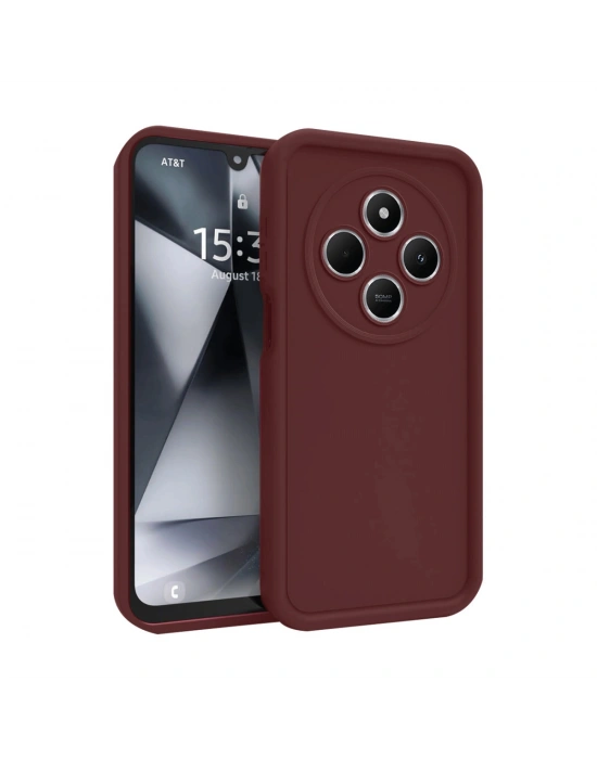 Newface Xiaomi Redmi 14C Kılıf Viera Silikon - Bordo