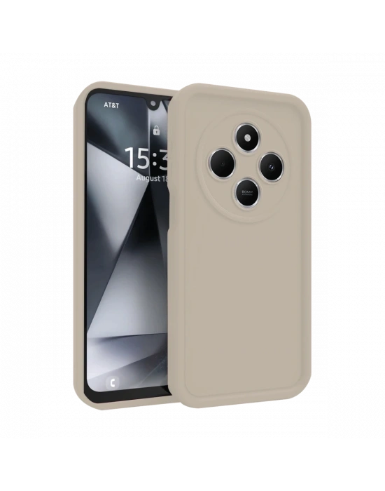 Newface Xiaomi Redmi 14C Kılıf Viera Silikon - Krem