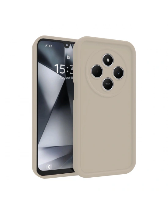 Newface Xiaomi Redmi 14C Kılıf Viera Silikon - Krem