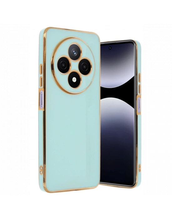 Newface Xiaomi Redmi 14C Kılıf Volet Silikon - Açık Yeşil