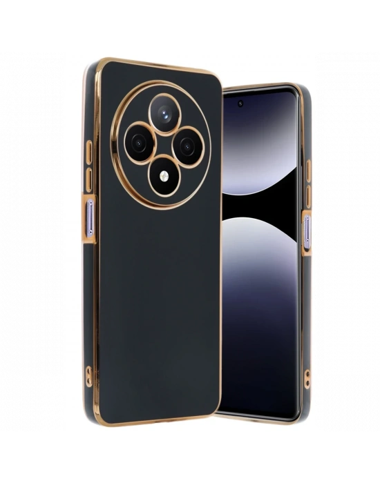 Newface Xiaomi Redmi 14C Kılıf Volet Silikon - Siyah