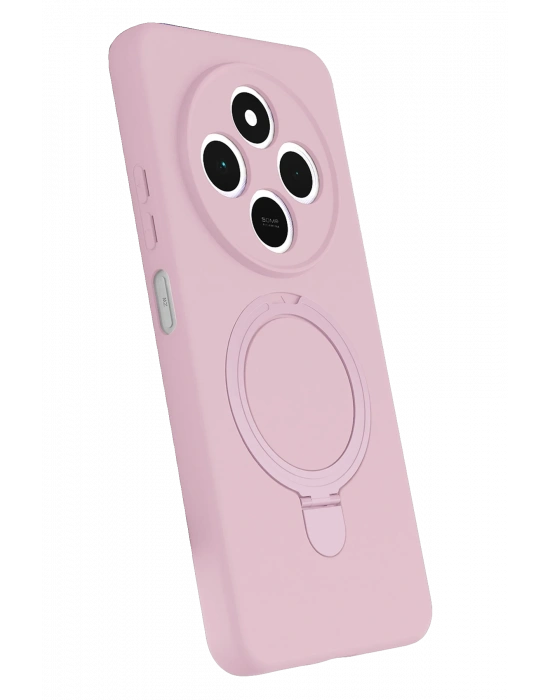 Newface Xiaomi Redmi 14C Regal Magsafe Standlı Kapak - Açık Pembe