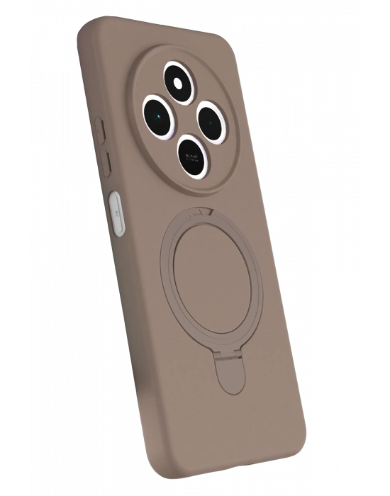 Newface Xiaomi Redmi 14C Regal Magsafe Standlı Kapak - Çöl Titanyum