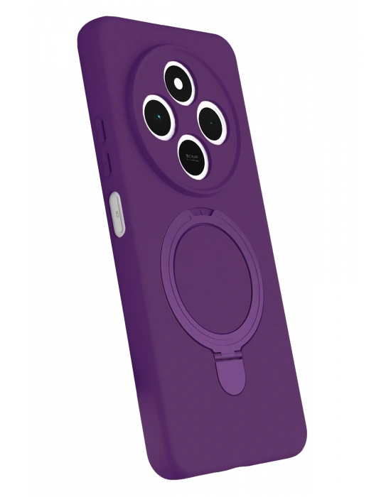 Newface Xiaomi Redmi 14C Regal Magsafe Standlı Kapak - Derin Mor