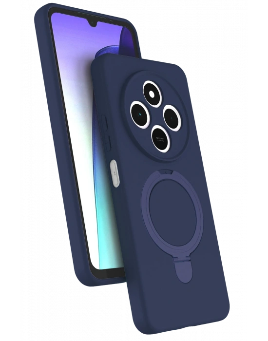 Newface Xiaomi Redmi 14C Regal Magsafe Standlı Kapak - Lacivert