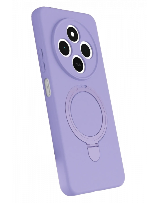 Newface Xiaomi Redmi 14C Regal Magsafe Standlı Kapak - Lila