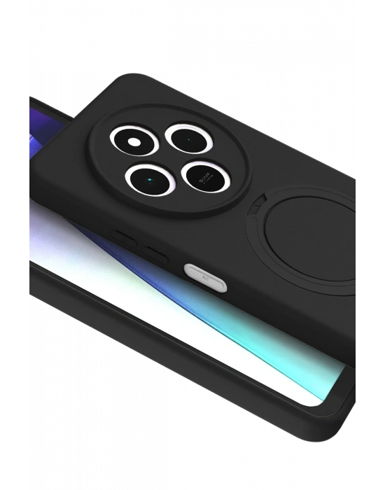 Newface Xiaomi Redmi 14C Regal Magsafe Standlı Kapak - Siyah