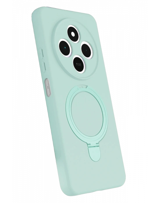 Newface Xiaomi Redmi 14C Regal Magsafe Standlı Kapak - Su Yeşili