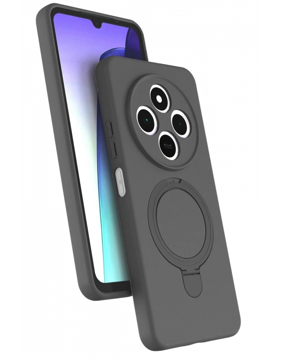 Newface Xiaomi Redmi 14C Regal Magsafe Standlı Kapak - Titan Gri