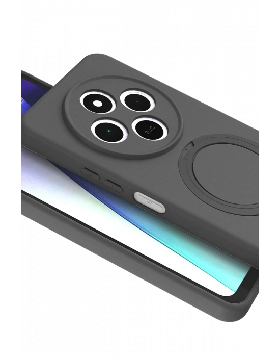 Newface Xiaomi Redmi 14C Regal Magsafe Standlı Kapak - Titan Gri