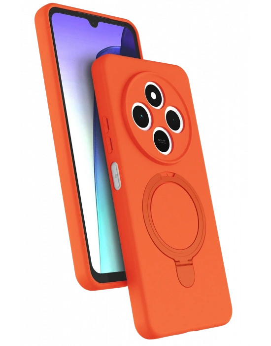 Newface Xiaomi Redmi 14C Regal Magsafe Standlı Kapak - Turuncu