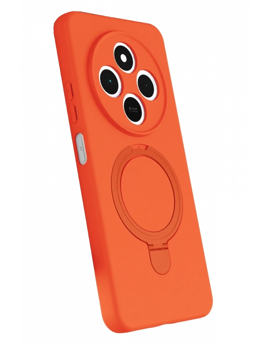 Newface Xiaomi Redmi 14C Regal Magsafe Standlı Kapak - Turuncu