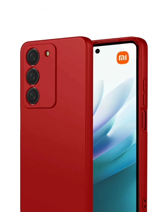 Newface Xiaomi Redmi 15 4G First Silikon - Kırmızı