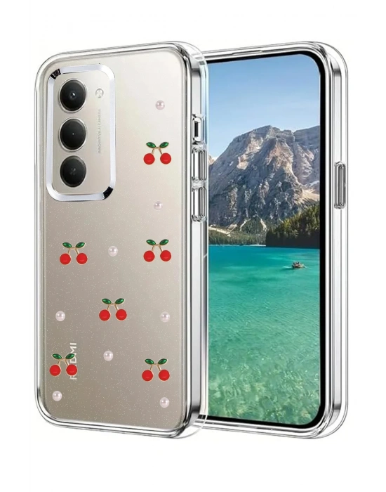 Newface Xiaomi Redmi 15 4G Fiyonk Desenli Kapak - Desen 9