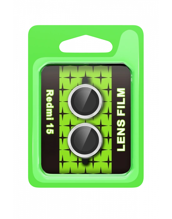 Newface Xiaomi Redmi 15 4G Raze Metal Kamera Lens - Gümüş