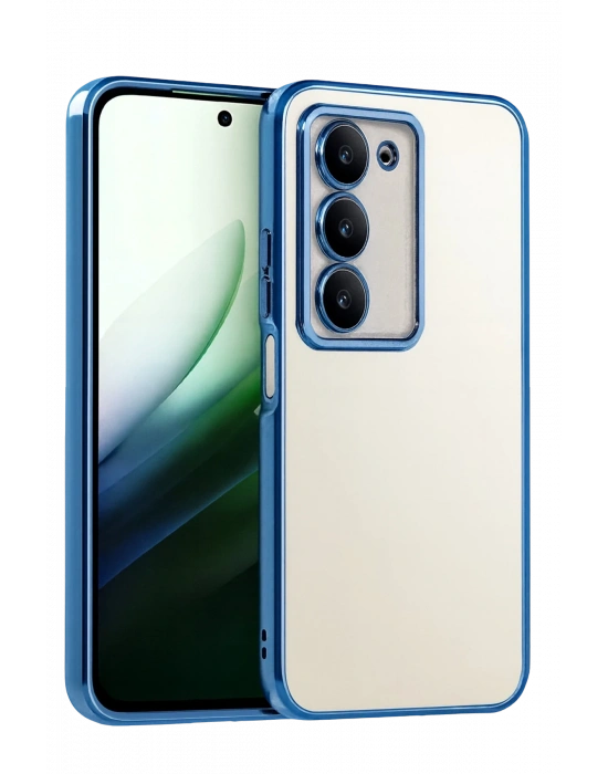 Newface Xiaomi Redmi 15 4G Razer Lensli Silikon - Açık Mavi