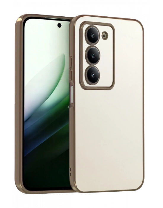 Newface Xiaomi Redmi 15 4G Razer Lensli Silikon - Çöl Titanyum