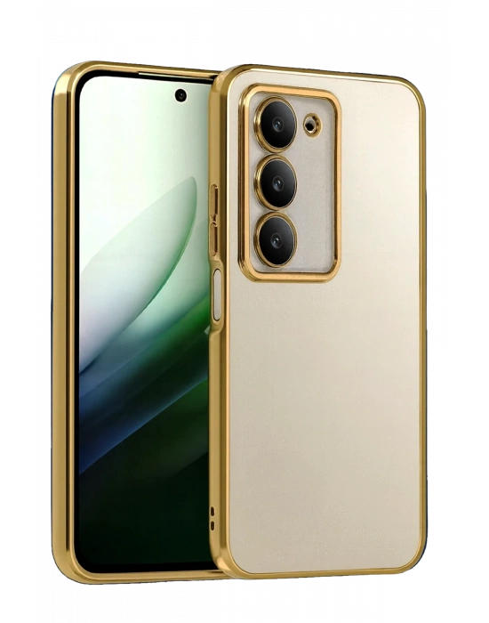 Newface Xiaomi Redmi 15 4G Razer Lensli Silikon - Gold