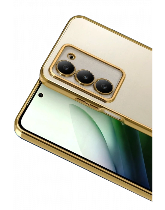 Newface Xiaomi Redmi 15 4G Razer Lensli Silikon - Gold