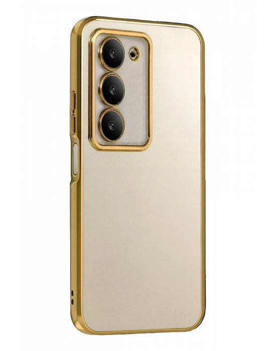 Newface Xiaomi Redmi 15 4G Razer Lensli Silikon - Gold