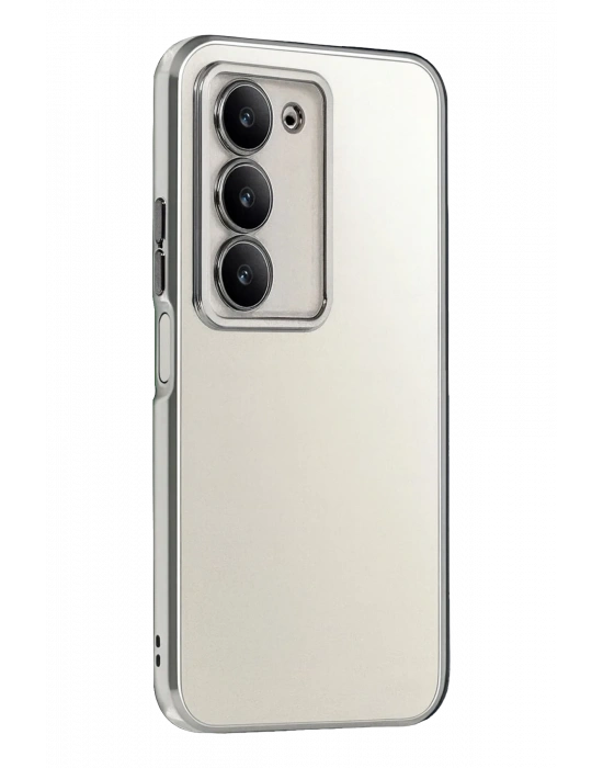 Newface Xiaomi Redmi 15 4G Razer Lensli Silikon - Gümüş