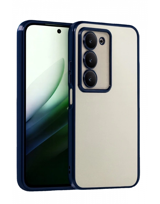 Newface Xiaomi Redmi 15 4G Razer Lensli Silikon - Lacivert