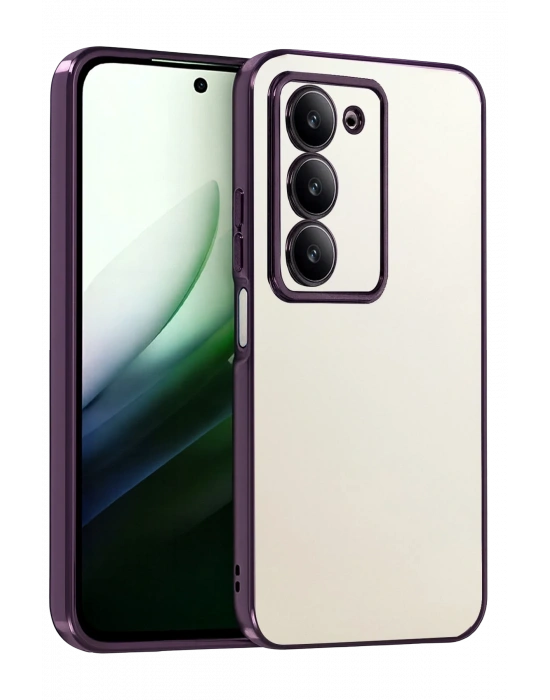 Newface Xiaomi Redmi 15 4G Razer Lensli Silikon - Mor