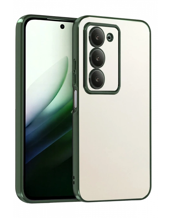 Newface Xiaomi Redmi 15 4G Razer Lensli Silikon - Yeşil